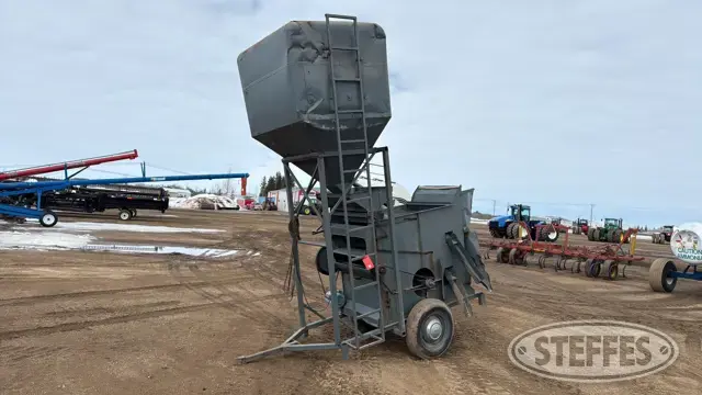 Shop-built grain cleaner