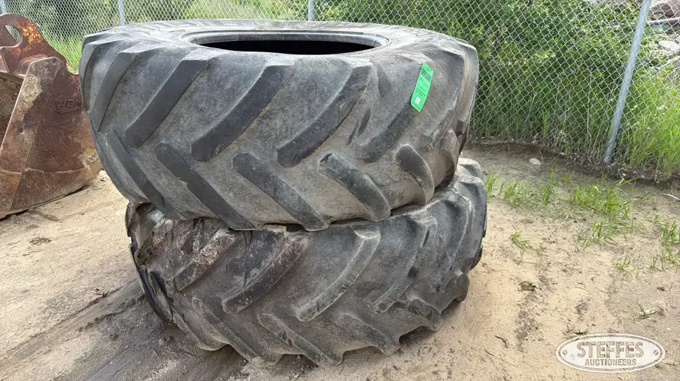(2) Michelin AXIOBIB IF650/85R38 tires Tractor-Implement Tire