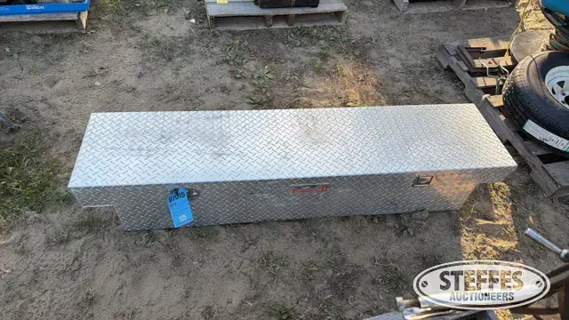 Checker plate truck toolbox