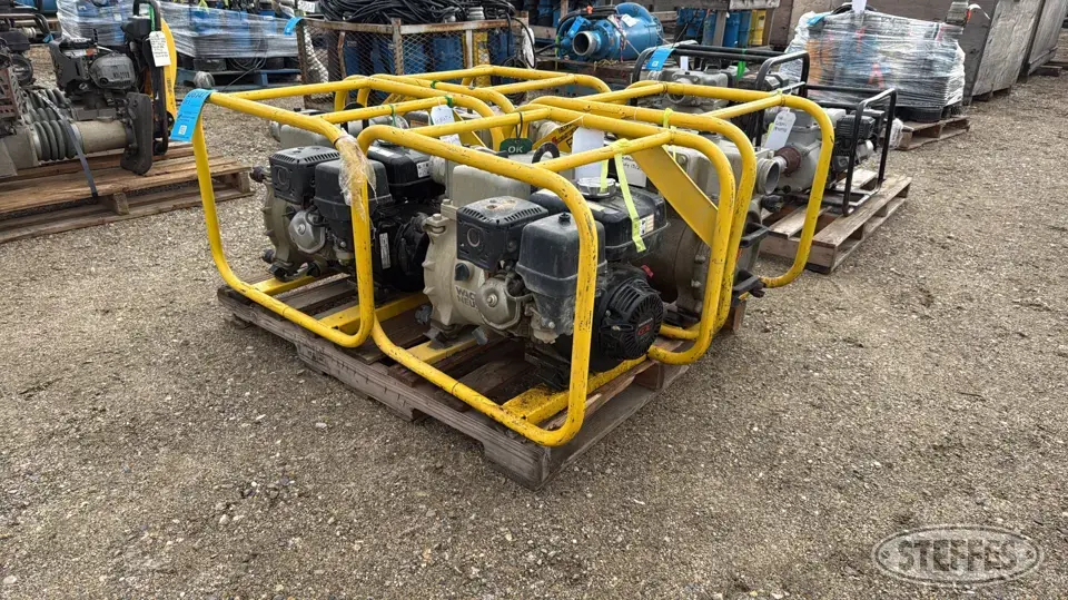 (4) Wacker Neuson PT3A trash pumps Construction Pump
