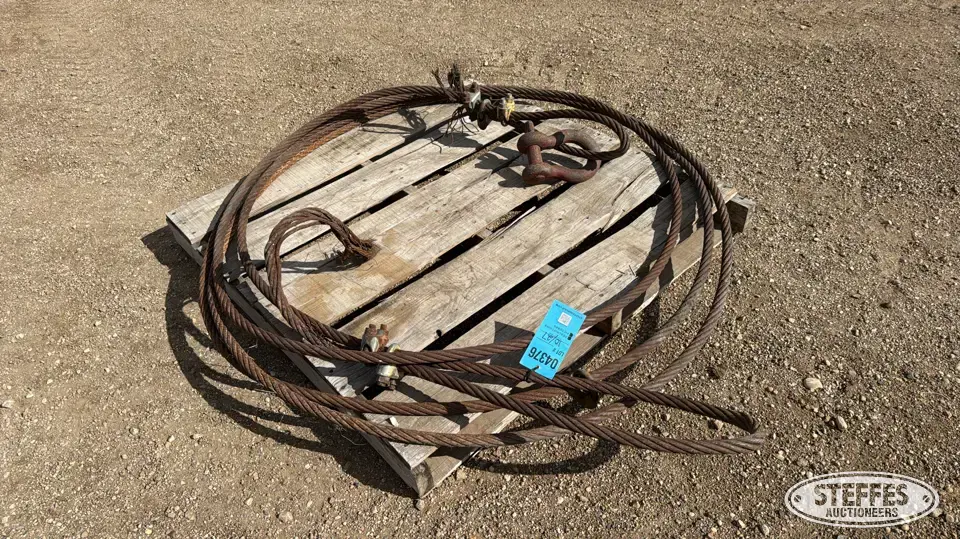 50’x1” steel cable Farm Support Item