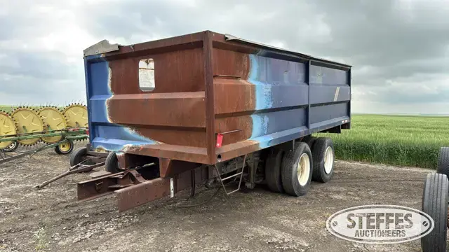Tandem axle frame & box