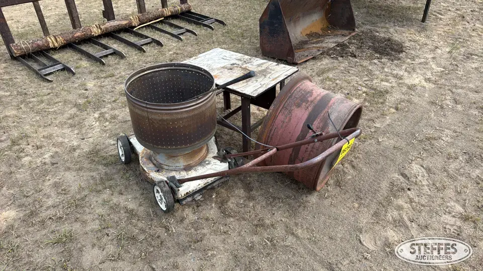 (2) Fire pits & table Farm Support Item