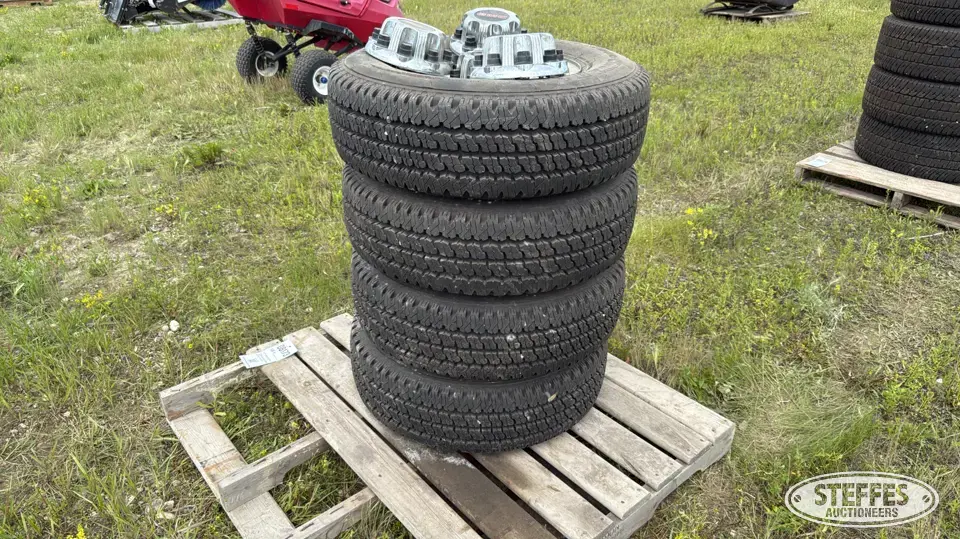 (4) Bridgestone M773 LT245/75R16 tires Passenger-Light Truck Tire