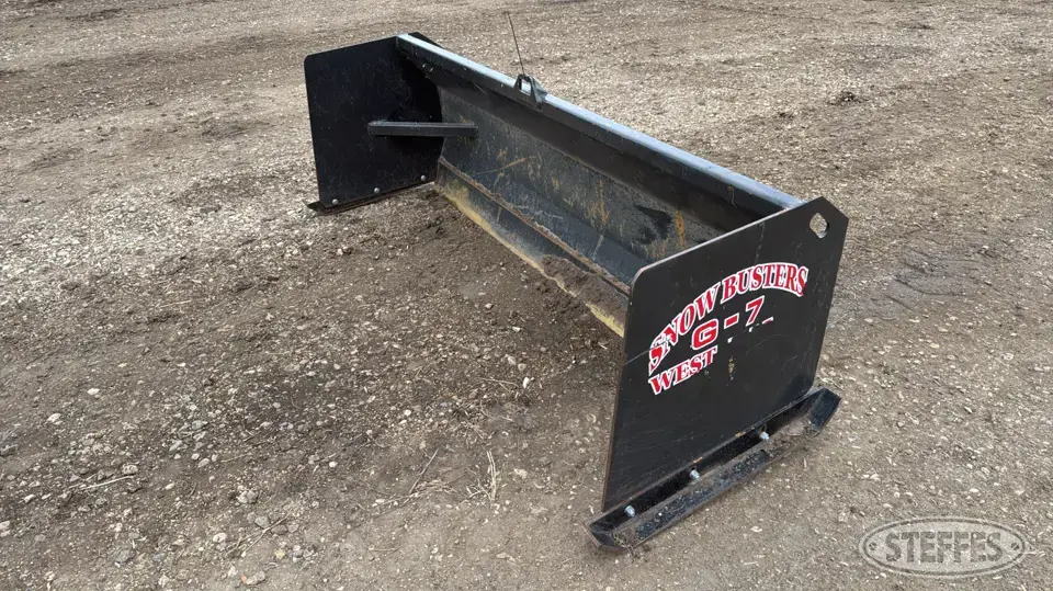 Industrias America G7 Skid Steer Snow Pushers and Snowblower