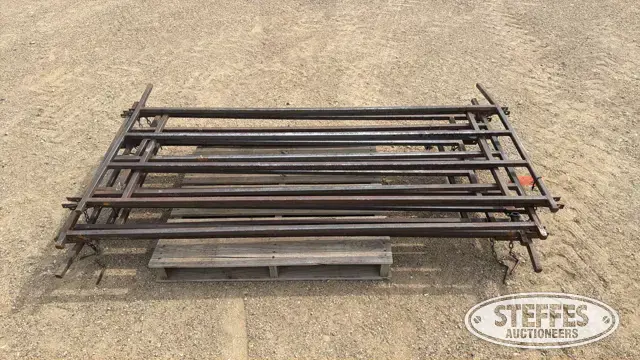(2) Bale feeders