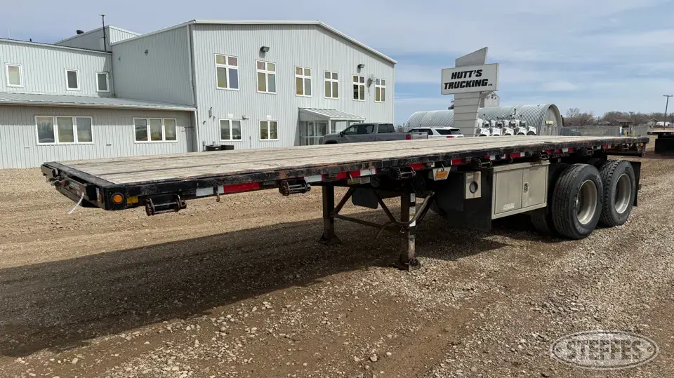 2012 Lode King Super-B Semi Flatbed Trailer