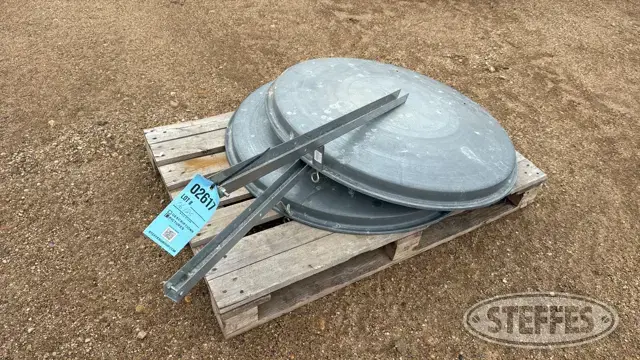(2) Grain bin lids