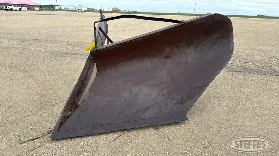 Shop-built V-plow Snow Moving Blade