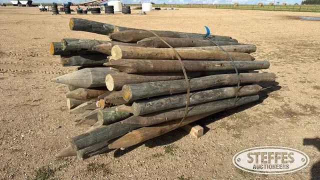 Approx. (70) wood posts