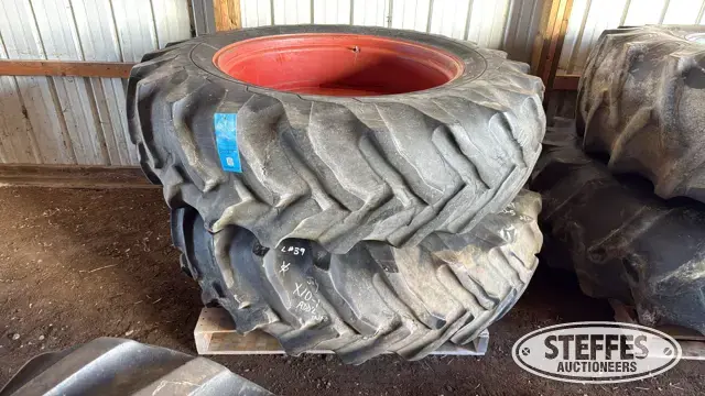 (2) Goodyear 18.4-38 tires