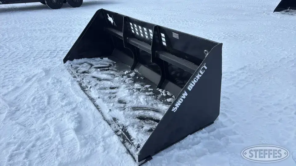 2026 Industrias America S94 Skid Steer Snow Pushers and Snowblower