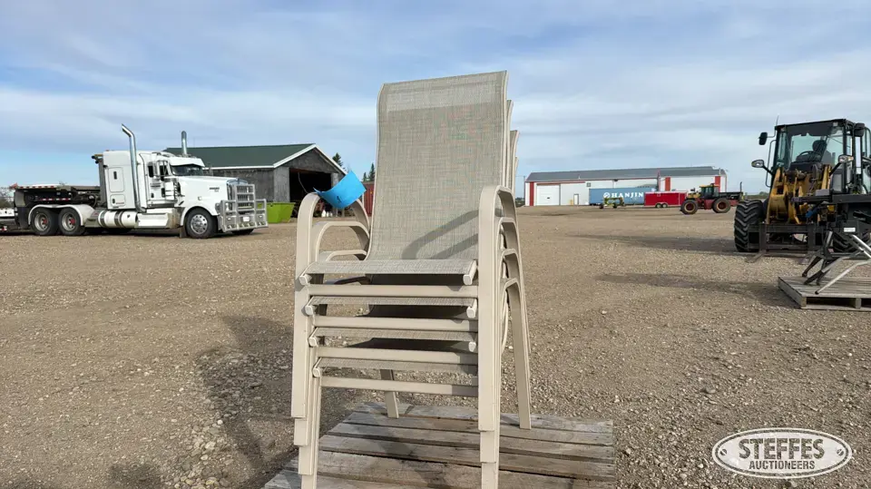 (4) Patio chairs Personal Property