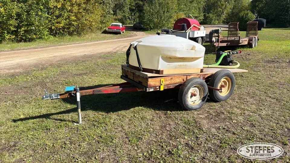 Shop built trailer Water Tender