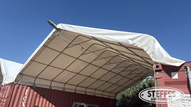 Shipping container shed