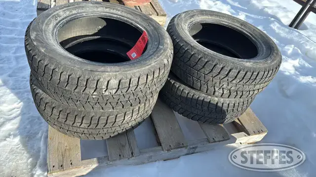 (4) Bridgestone Blizzak 215/60R16 tires