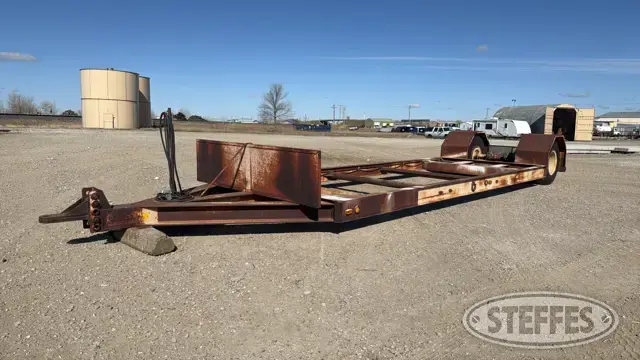 1984 Shop-built tank moving trailer