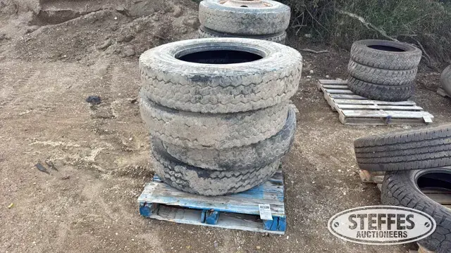 (4) 11R24.5 tires