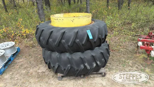 (2) Firestone 18.4-38 tires