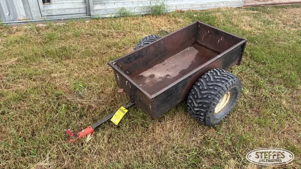 Shop-built single axle dump trailer Lawn and Garden Accessory