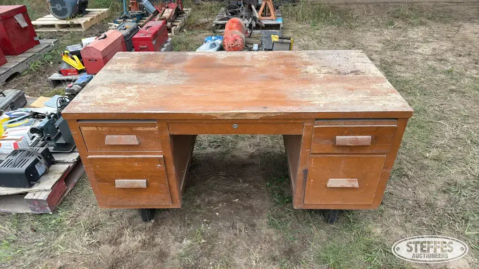 Wood desk Personal Property