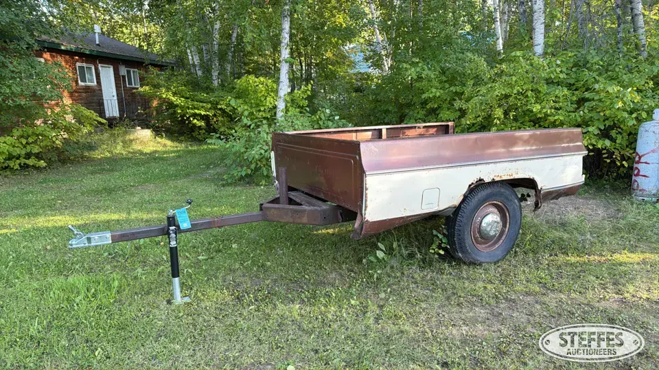 Shop-built pickup box trailer Utility Trailer