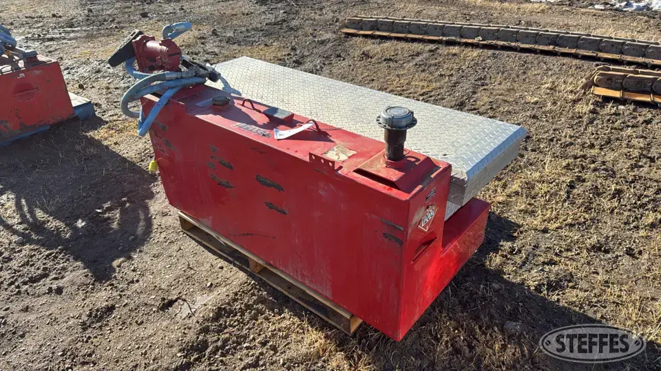 2011 Westeel approx. 110 gal. transfer tank & toolbox Fuel Tank
