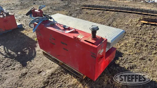 2011 Westeel approx. 110 gal. transfer tank & toolbox