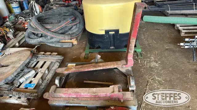 Cardan skid steer forks