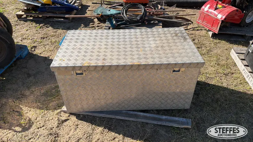Checker plate toolbox & hose General Business Support Item