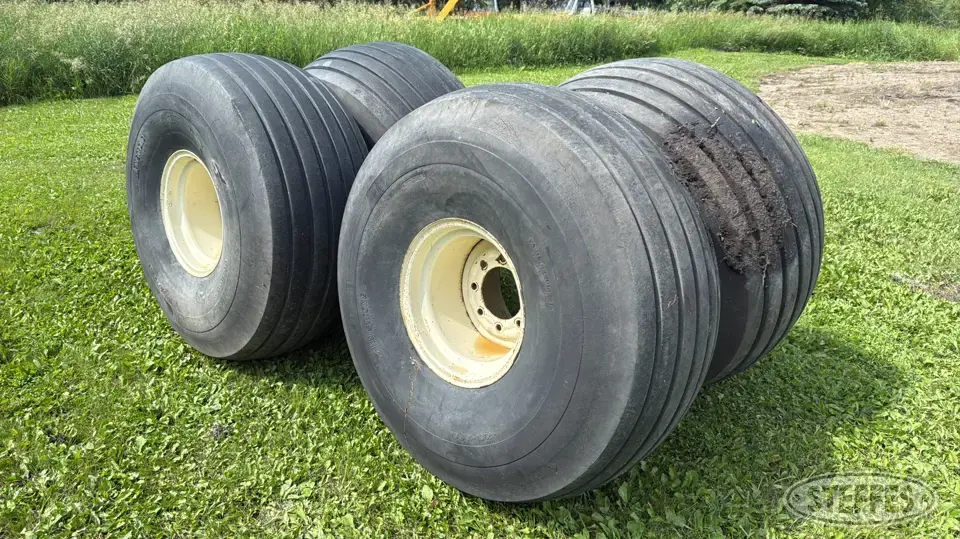 (4) Armstrong 21.5L-16.1SL tires Tractor-Implement Tire