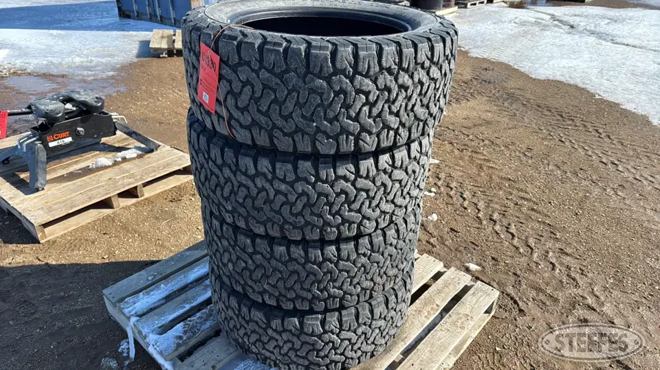 (4) BF Goodrich All-Terrain T/A KO2 285/55R20 tires Passenger-Light Truck Tire
