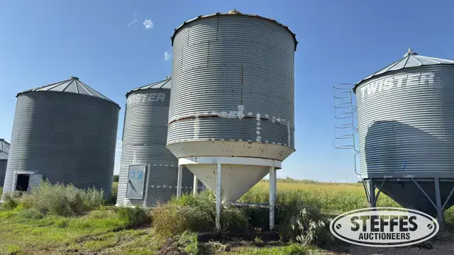 Westeel-Rosco hopper bottom bin