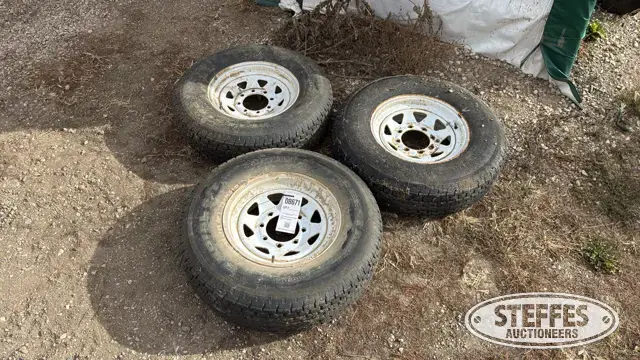(3) ST235/80R16 tires