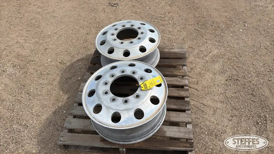 (2) Aluminum wheels Truck-Trailer Part