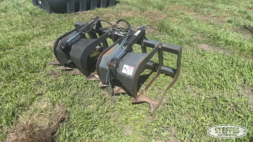 Stout skid steer rock grapple bucket Skid Steer Bucket