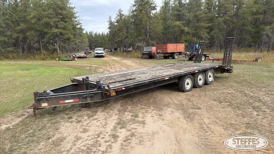 Tri axle trailer Flatbed Trailer