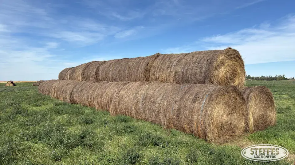 (34) 5x6 round bales Forage
