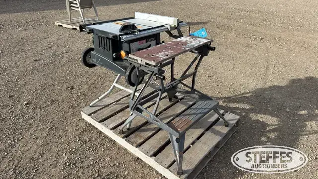 Table saw & Workmate