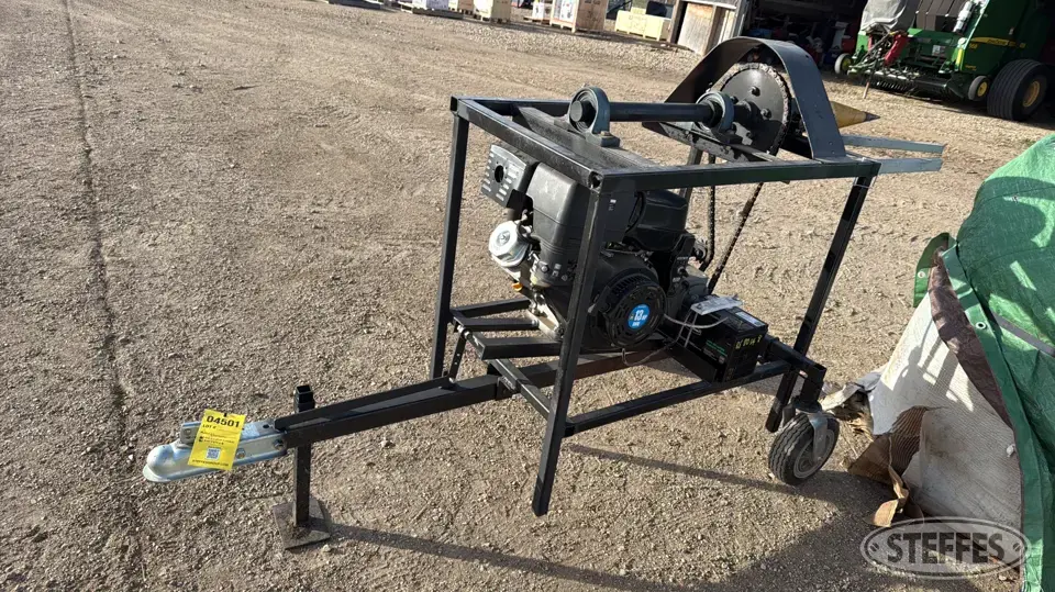 Shop-built log splitter Farm Support Item