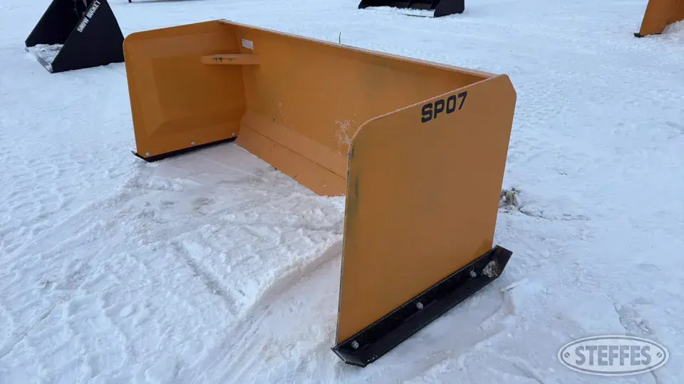 2026 Industrias America SP07 Skid Steer Snow Pushers and Snowblower
