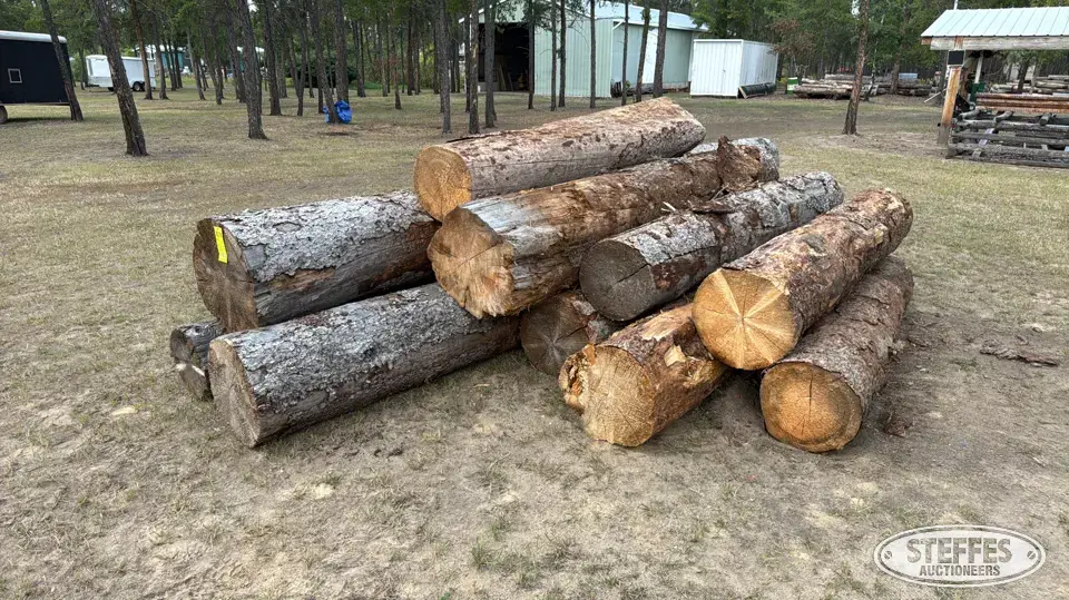 (10) White spruce saw logs Construction Support Item