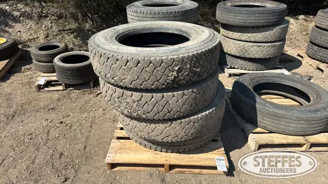 (4) 11R24.5 tires
