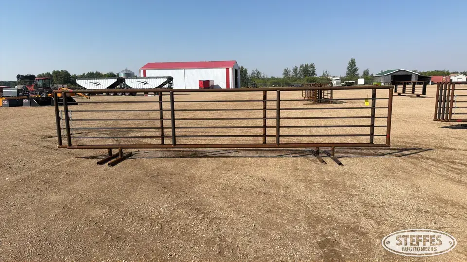 (2) Freestanding livestock panels Livestock Handling