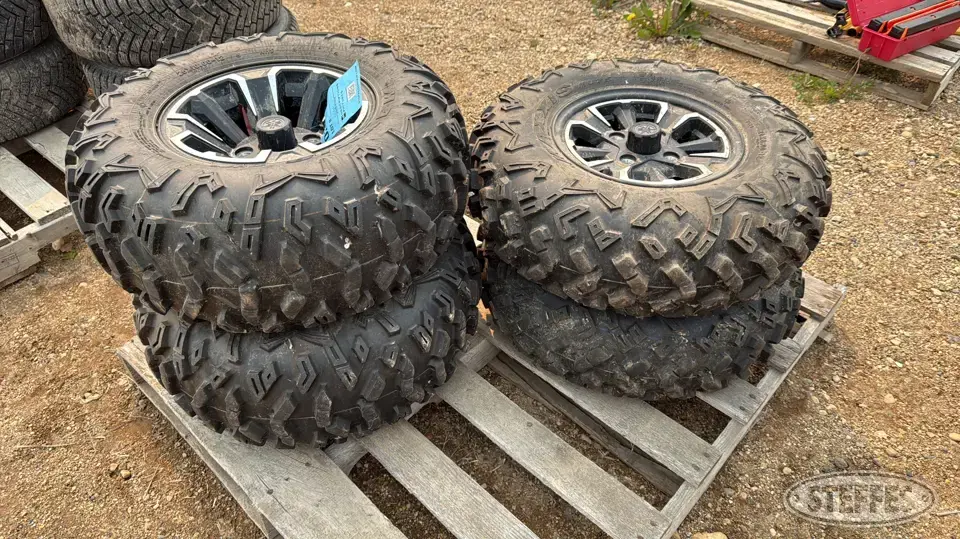 (4) Maxxis UTV tires ATV-UTV Tires and Track