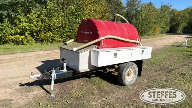 Shop built fire ttailer