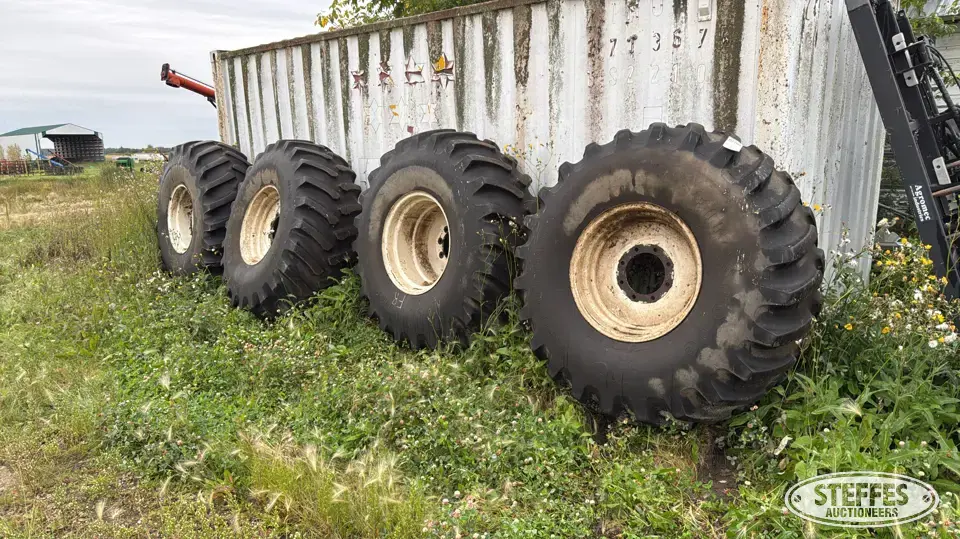 (4) Firestone Super All Traction 23.1-26 tires Tractor-Implement Tire