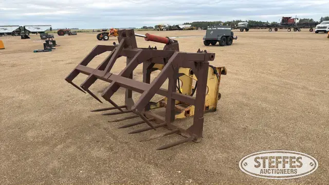 Shop-built loader grapple