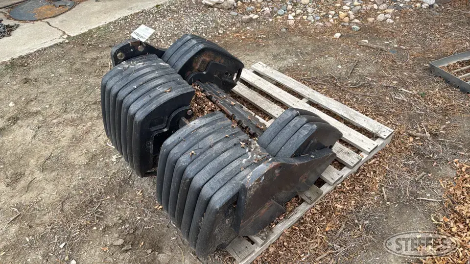 (20) Case IH suitcase weights Tractor Part