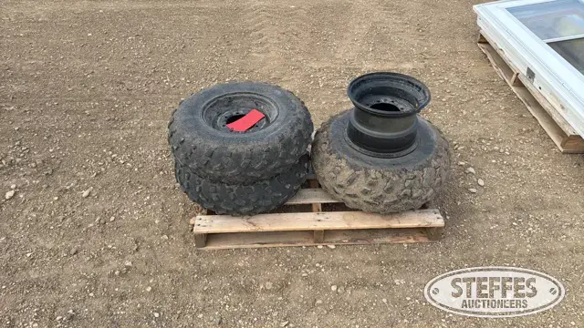 (3) ATV tires